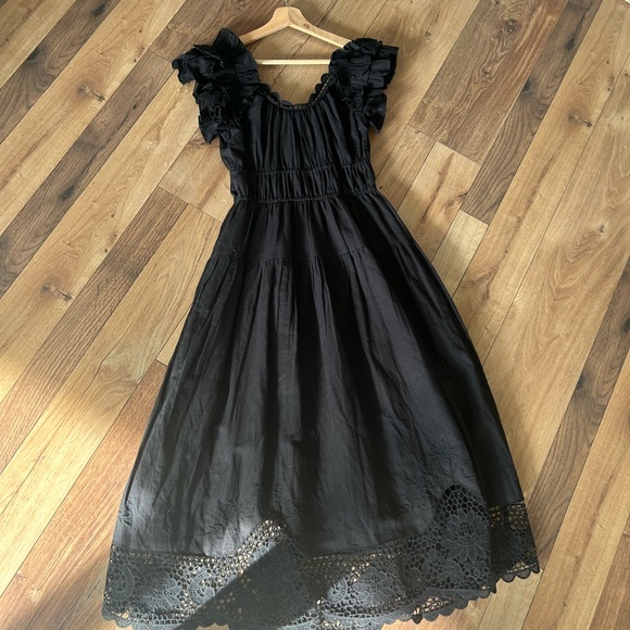 Ulla Johnson Black Maxi Dress - Picture 2 of 5
